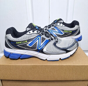 New Balance 680 V2 Silver Blue M680SB2 size 10.5